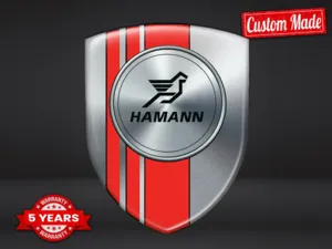 Hamann Stickers Résine Bombés Design Exclusif Badges 